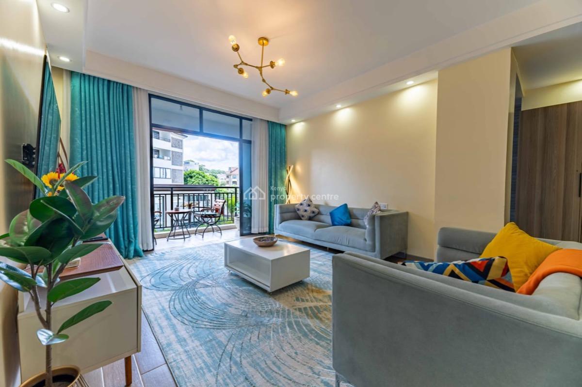 Fully Furnished and Serviced 2 Bedroom Apartment Master Ensuite Availa, Kileleshwa, Nairobi, Apartment for Rent