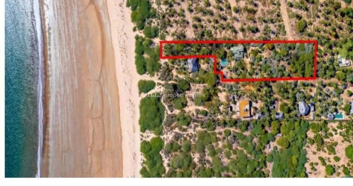 Luxury 3-bedroom Beachfront Home on 1-acre in Che Shale, Che Shale, Malindi Town, Kilifi, House for Sale