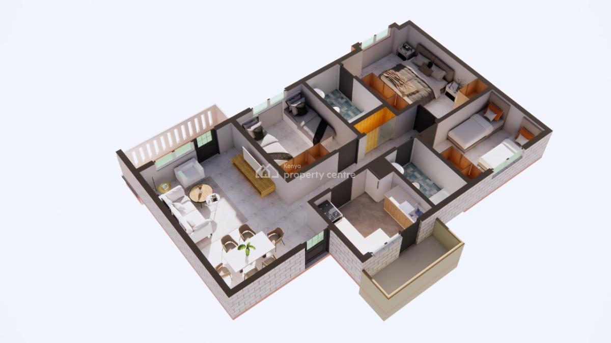 King Lotus Apartements Rongai, Rongai, Ongata Rongai, Kajiado, Apartment for Sale