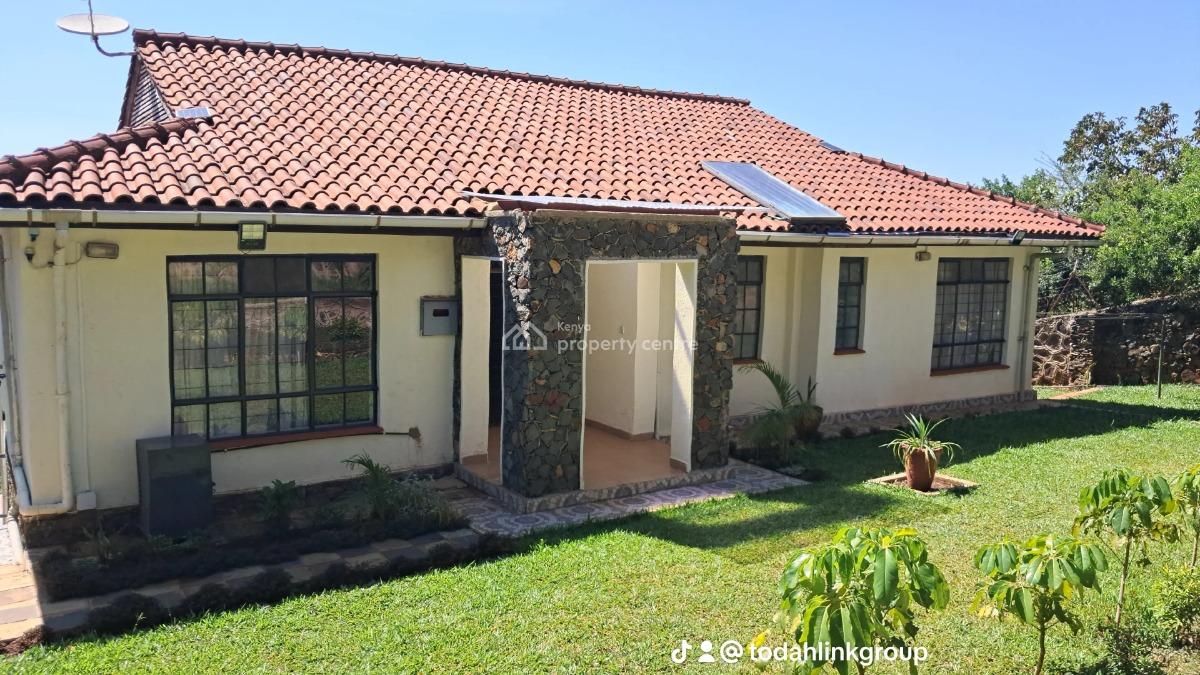 3 Bedrooms Bungalow+ Dsq with Lush Garden, Riat Hills, Central Kisumu, Kisumu, Detached Bungalow for Rent