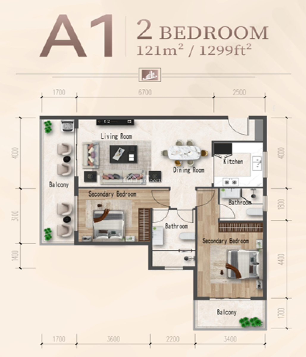 Off Plan 2 Bedroom - New Project Mic Gardens, Vihiga Road, Kileleshwa, Nairobi, House for Sale