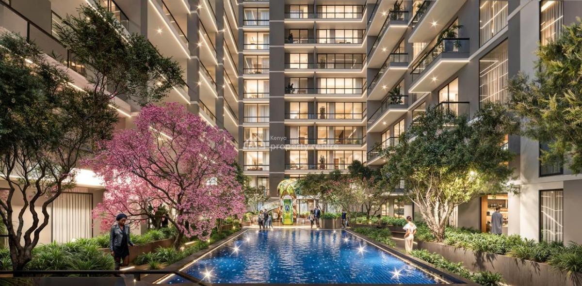 Off Plan Project 3 Bedroom (master with a Balcony) - Serene Manor, Lenana Road, Kilimani, Nairobi, Apartment for Sale