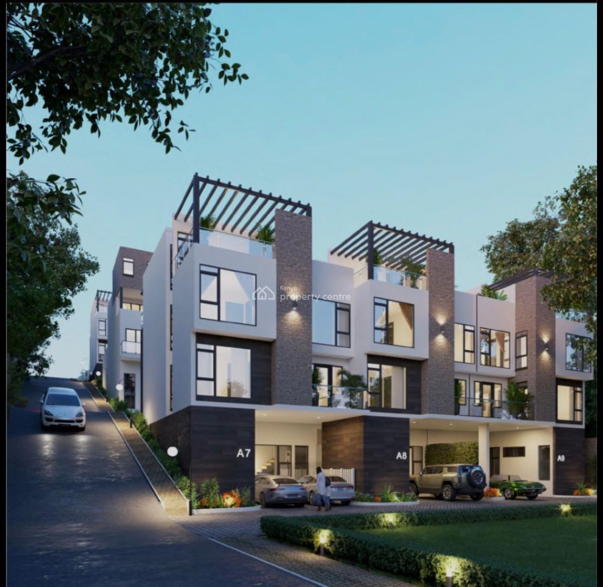 Almost Done 4&5 Bedroom Townhouses Plus Dsq - Kirawa Village, Kirawa Road, Kitisuru, Nairobi, Townhouse for Sale