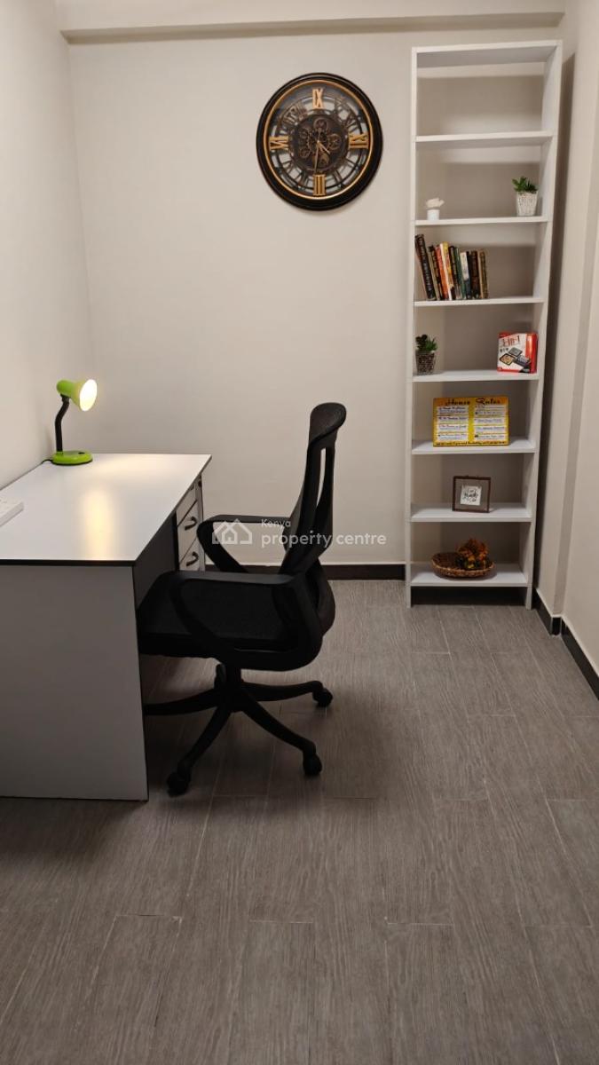 an Excellent Spacious 1 Bedroom Fully Furnished Plus Study Room, Kilimani, Nairobi, Apartment for Rent
