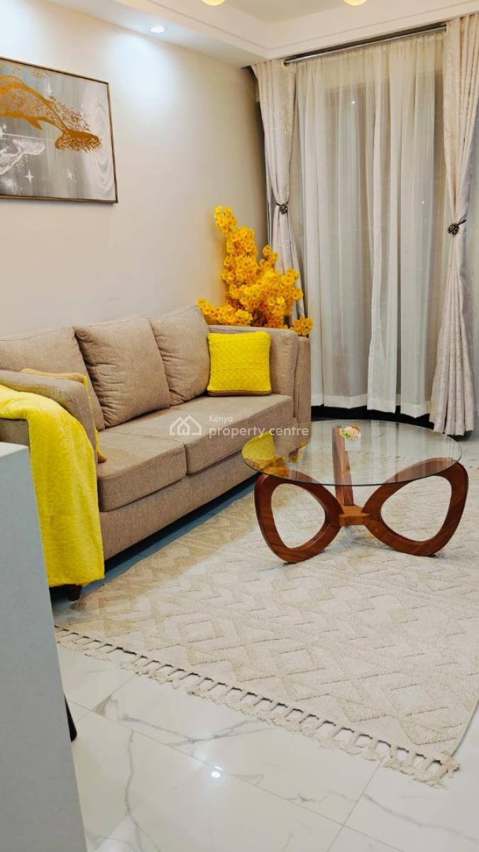 an Excellent Spacious 1 Bedroom Fully Furnished Plus Study Room, Kilimani, Nairobi, Apartment for Rent