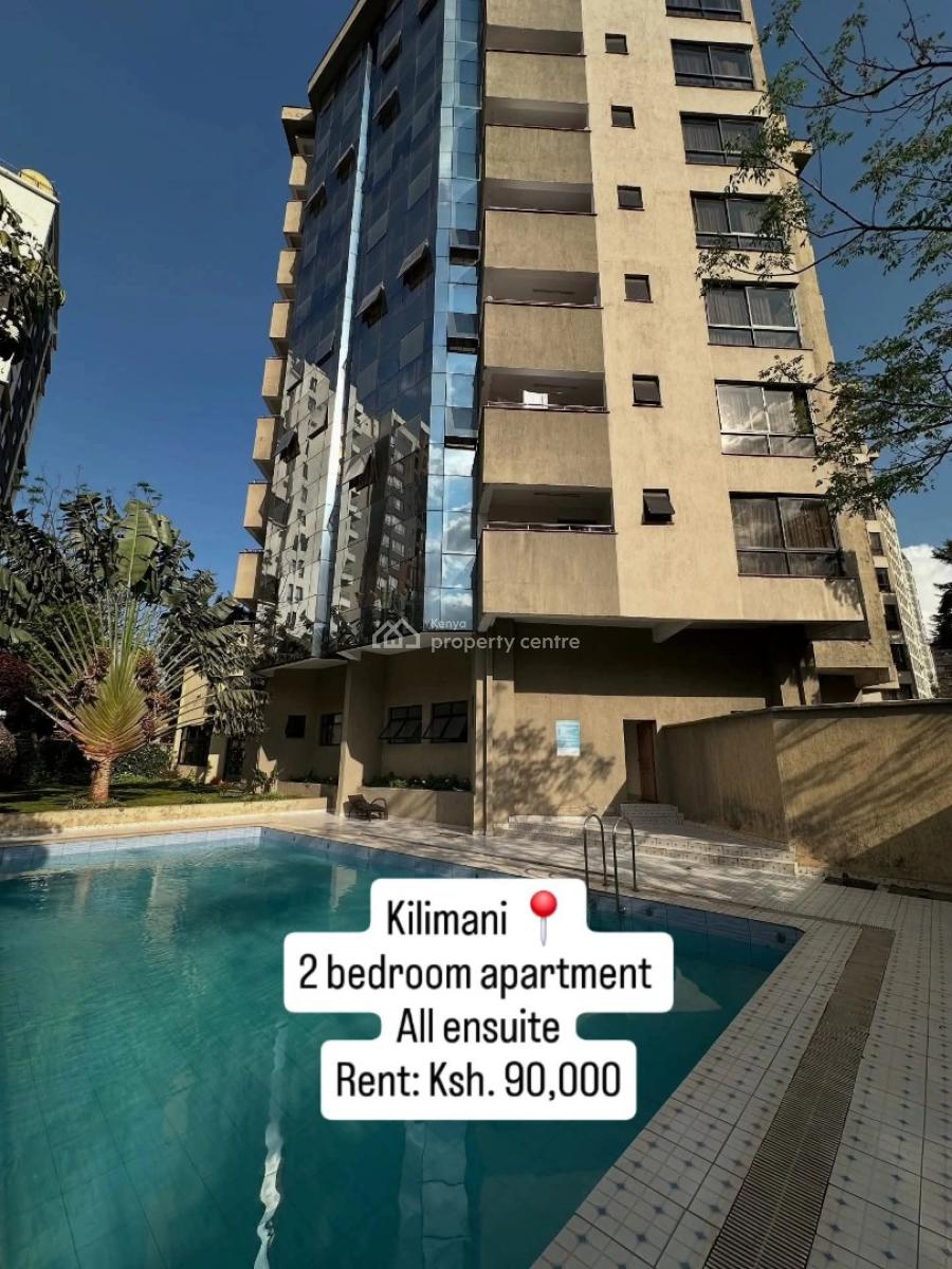2 Bedroom Unfurnished, Kilimani, Nairobi, Apartment for Rent