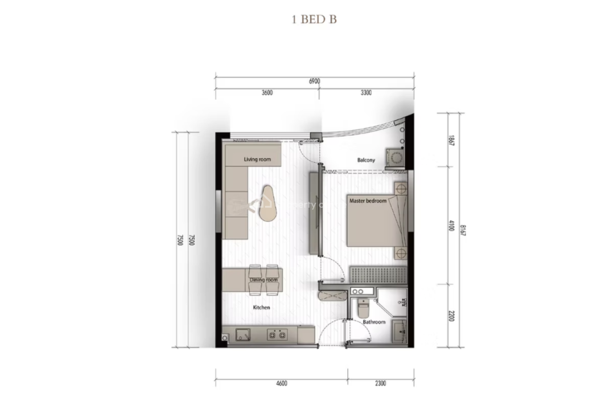 Off Plan 1,2&3 Bedroom (galaxy One Project), Raphta Road, Westlands, Nairobi, Apartment for Sale