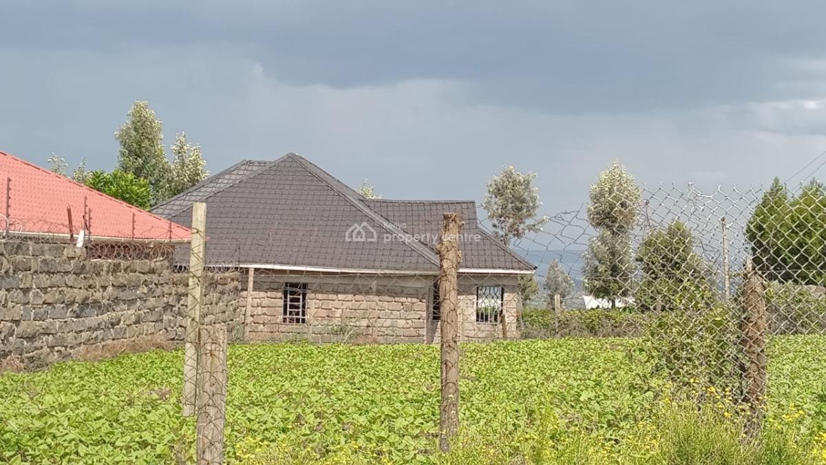 50 By 100 Plot with an Unfinished 3-bedroom House, Nakuru East, Nakuru, House for Sale