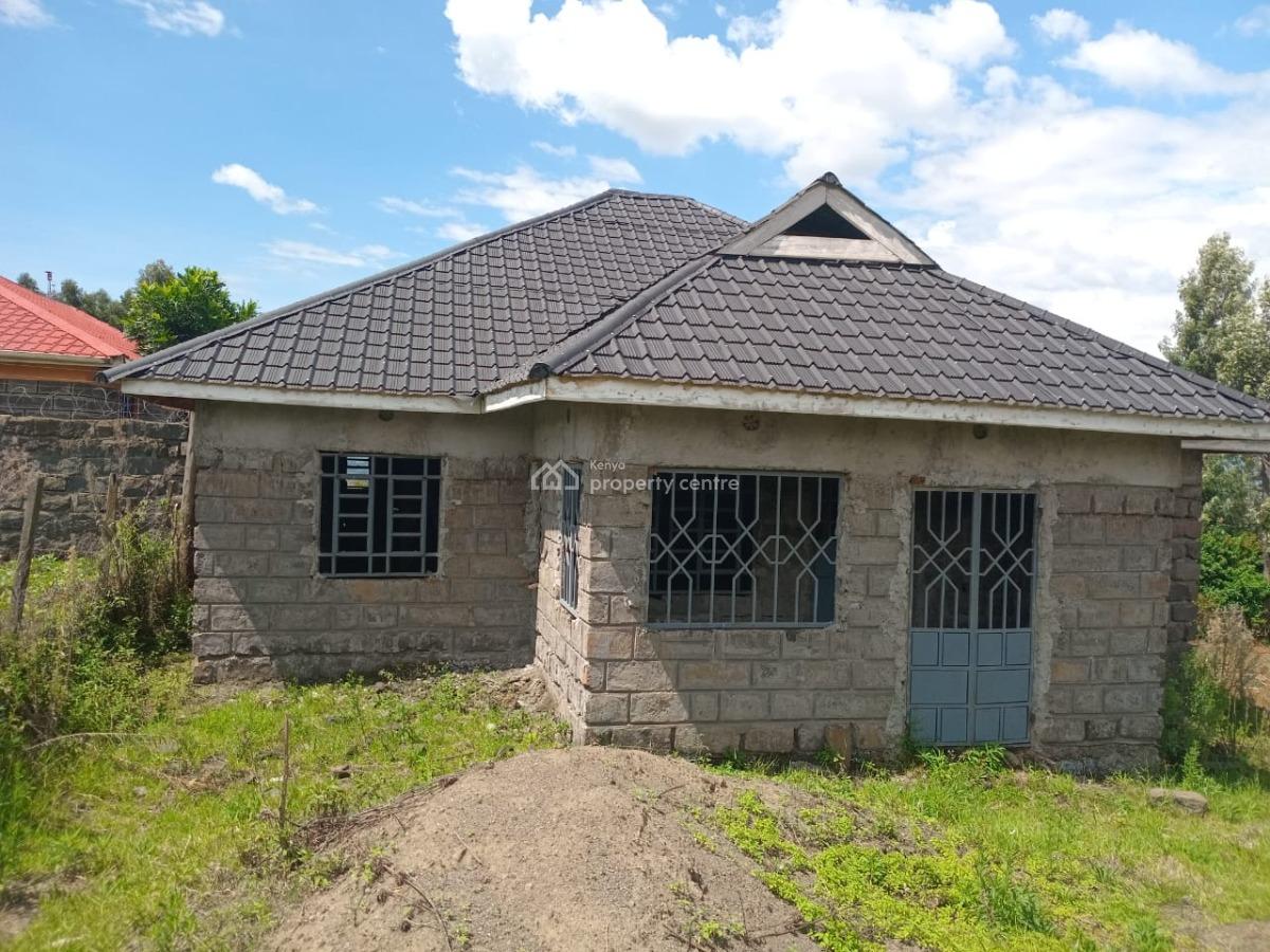 50 By 100 Plot with an Unfinished 3-bedroom House, Nakuru East, Nakuru, House for Sale