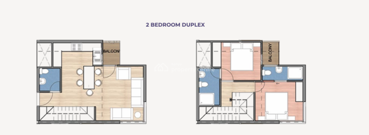 Off Plan Project Lavender Oaks  2 Bedroom Duplexes All Ensuite, Kirawa Road, Kitisuru, Nairobi, Apartment for Sale