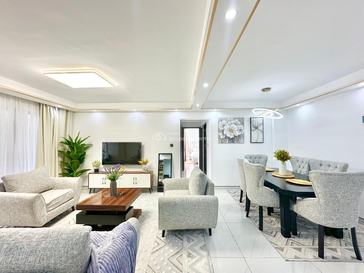 Furnished 3 Bedroom Apartment in Kilimani, Along Kirichwa Road, Kilimani, Nairobi, Apartment for Rent