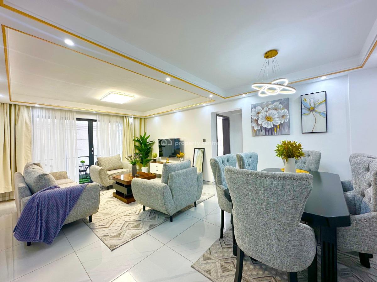 Furnished 3 Bedroom Apartment in Kilimani, Along Kirichwa Road, Kilimani, Nairobi, Apartment for Rent