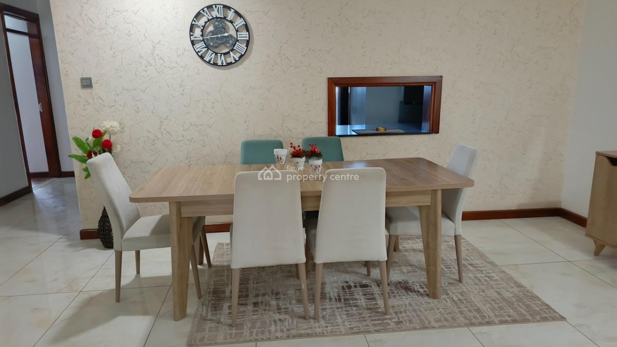 an Excellent Very Spacious 4 Bedroom 3 Ensuite + Dsq Fully Furnished, Riverside Drive, Westlands, Nairobi, Apartment for Rent