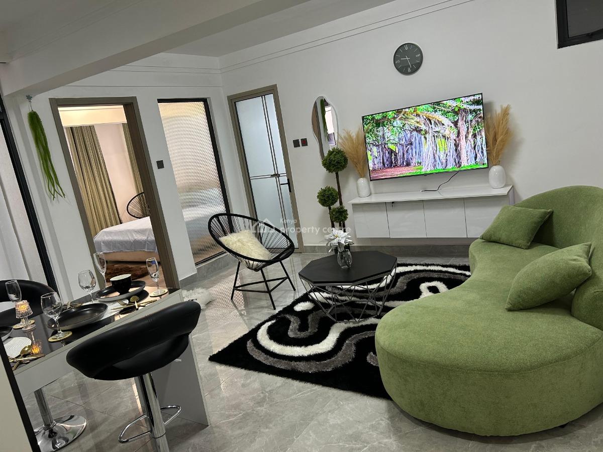 an Excellent Spacious 1 Bedroom Fully Furnished and Serviced, Kindaruma Road, Kilimani, Nairobi, Apartment for Rent