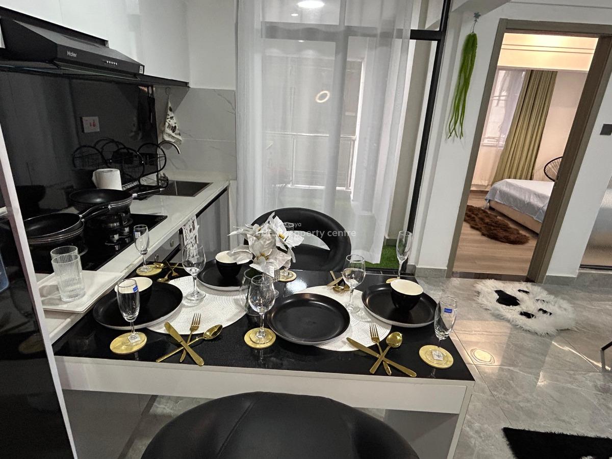 an Excellent Spacious 1 Bedroom Fully Furnished and Serviced, Kindaruma Road, Kilimani, Nairobi, Apartment for Rent