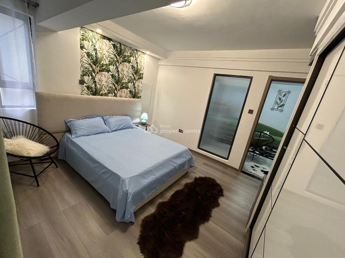 an Excellent Spacious 1 Bedroom Fully Furnished and Serviced, Kindaruma Road, Kilimani, Nairobi, Apartment for Rent