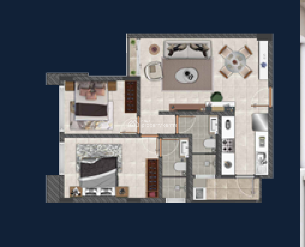 New Project 2 Bedroom Master Ensuite - Ava By Aquiila, Kirawa Road, Kitisuru, Nairobi, Apartment for Sale