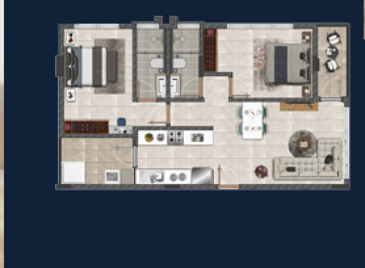 Off Plan 2 Bedroom Master Ensuite - Ava By Aquiila, Kirawa Road, Kitisuru, Nairobi, Apartment for Sale