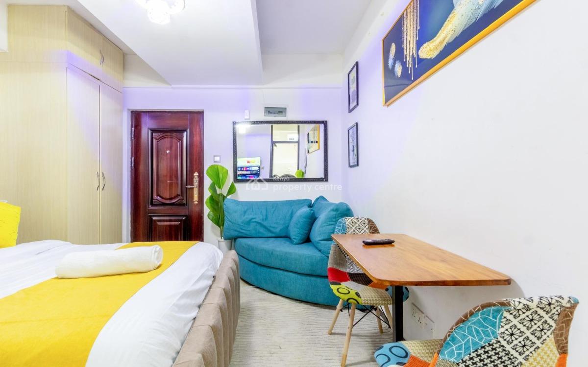 Studio Furnished and Serviced Kilimani., Dennis Pritt Road/kilimani Estate., Kilimani, Nairobi, Apartment for Rent