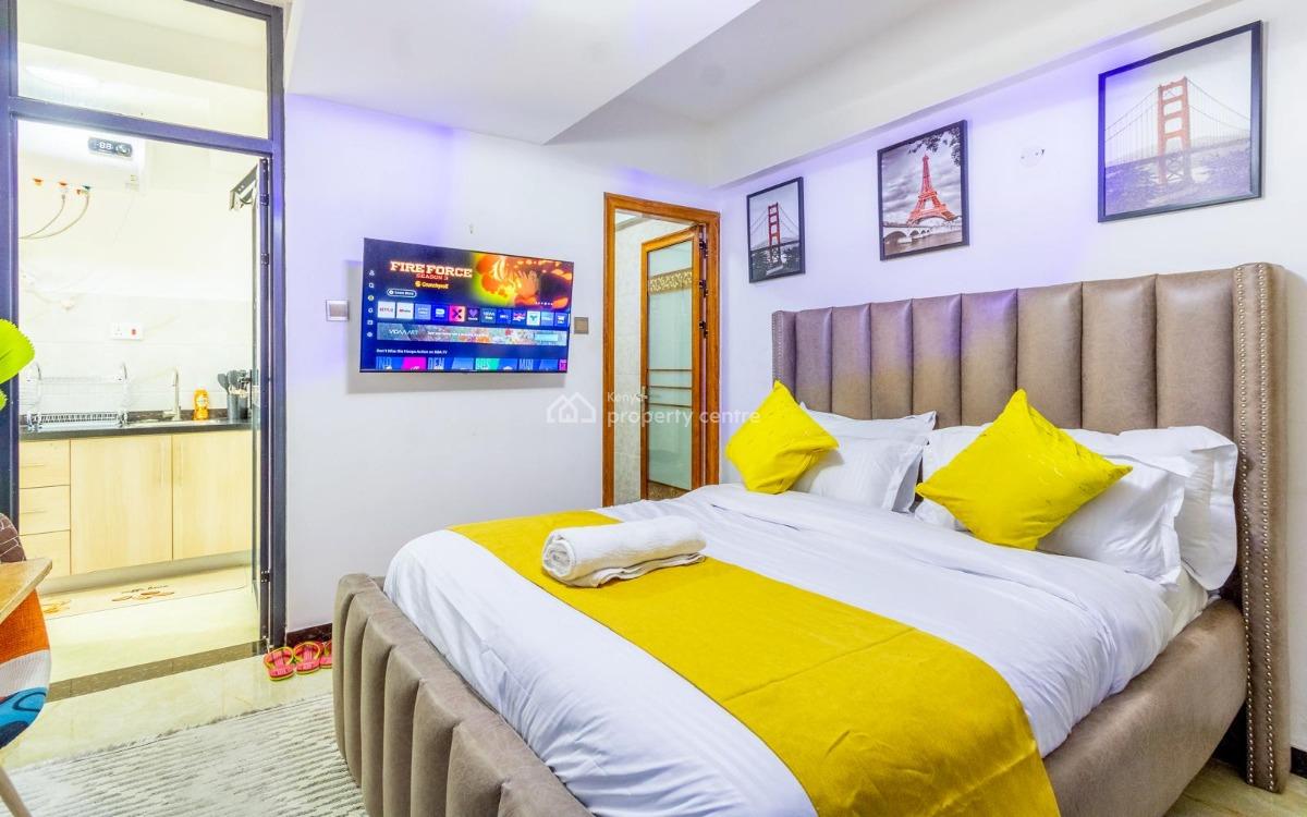 Studio Furnished and Serviced Kilimani., Dennis Pritt Road/kilimani Estate., Kilimani, Nairobi, Apartment for Rent