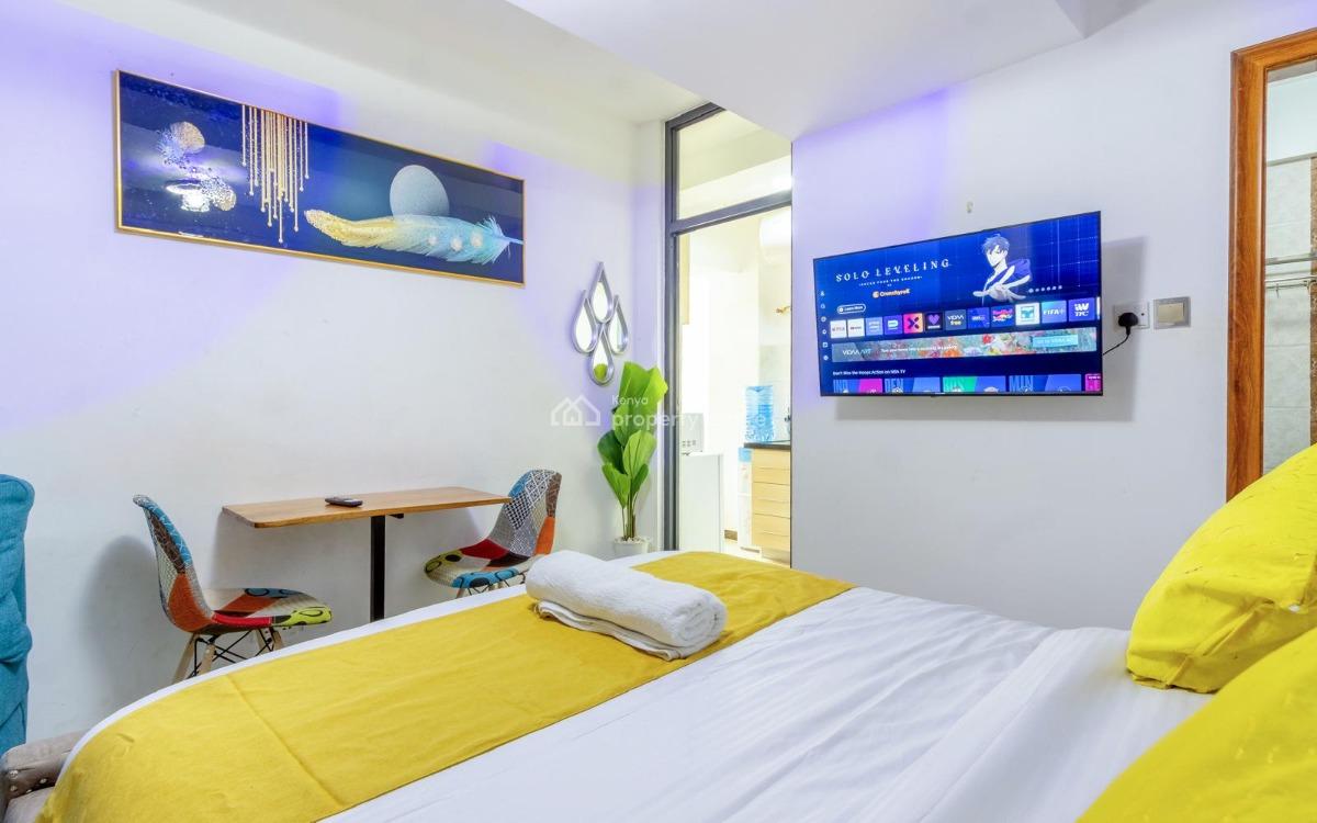 Studio Furnished and Serviced Kilimani., Dennis Pritt Road/kilimani Estate., Kilimani, Nairobi, Apartment for Rent