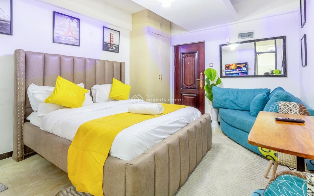 Studio Furnished and Serviced Kilimani., Dennis Pritt Road/kilimani Estate., Kilimani, Nairobi, Apartment for Rent