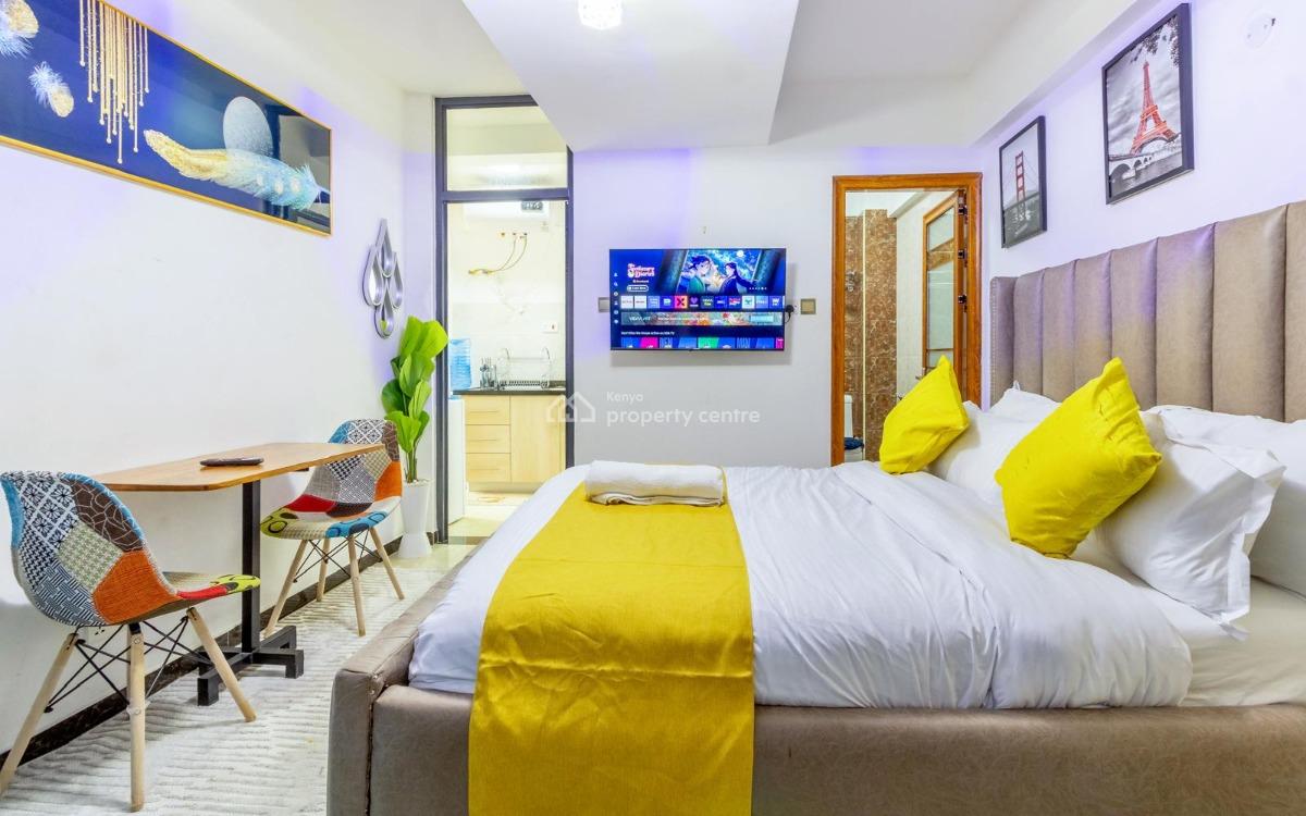 Studio Furnished and Serviced Kilimani., Dennis Pritt Road/kilimani Estate., Kilimani, Nairobi, Apartment for Rent