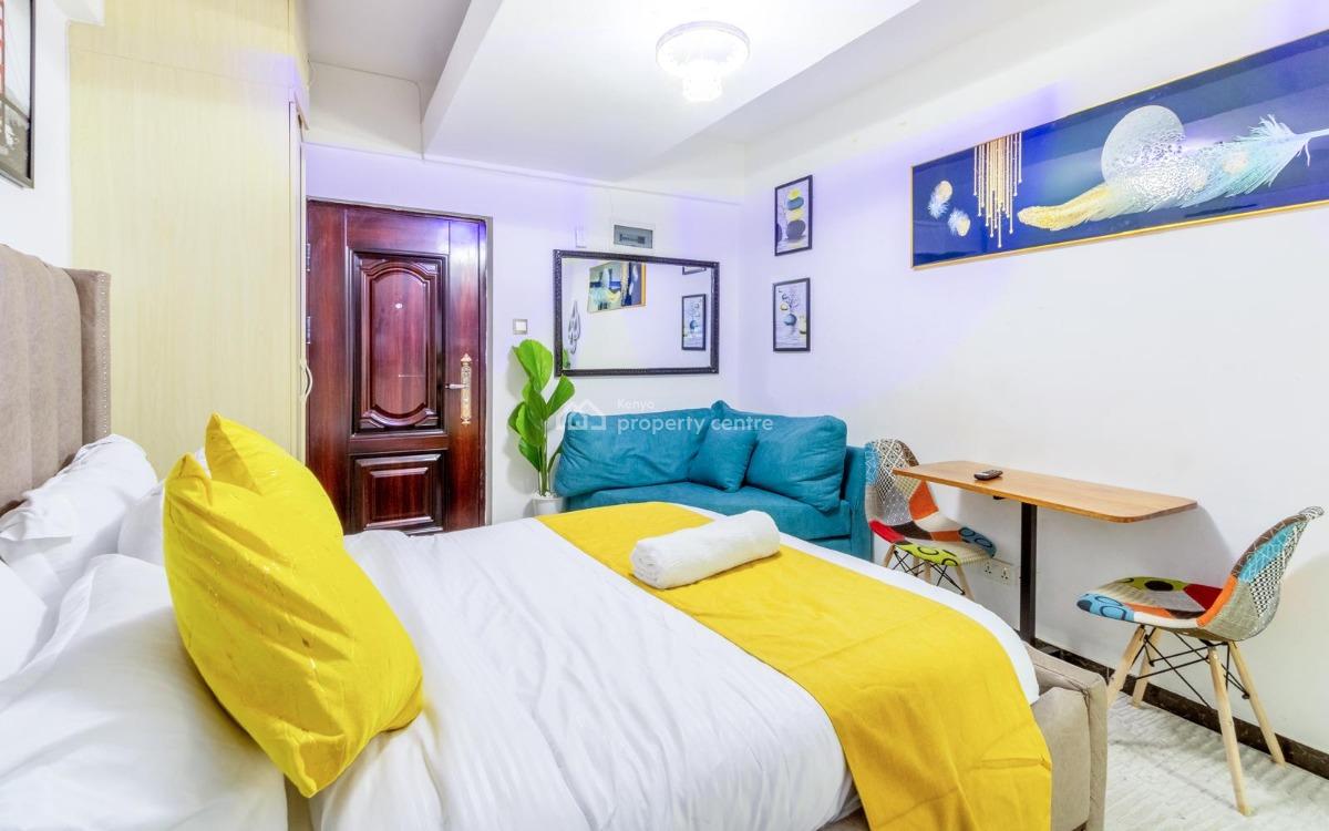 Studio Furnished and Serviced Kilimani., Dennis Pritt Road/kilimani Estate., Kilimani, Nairobi, Apartment for Rent