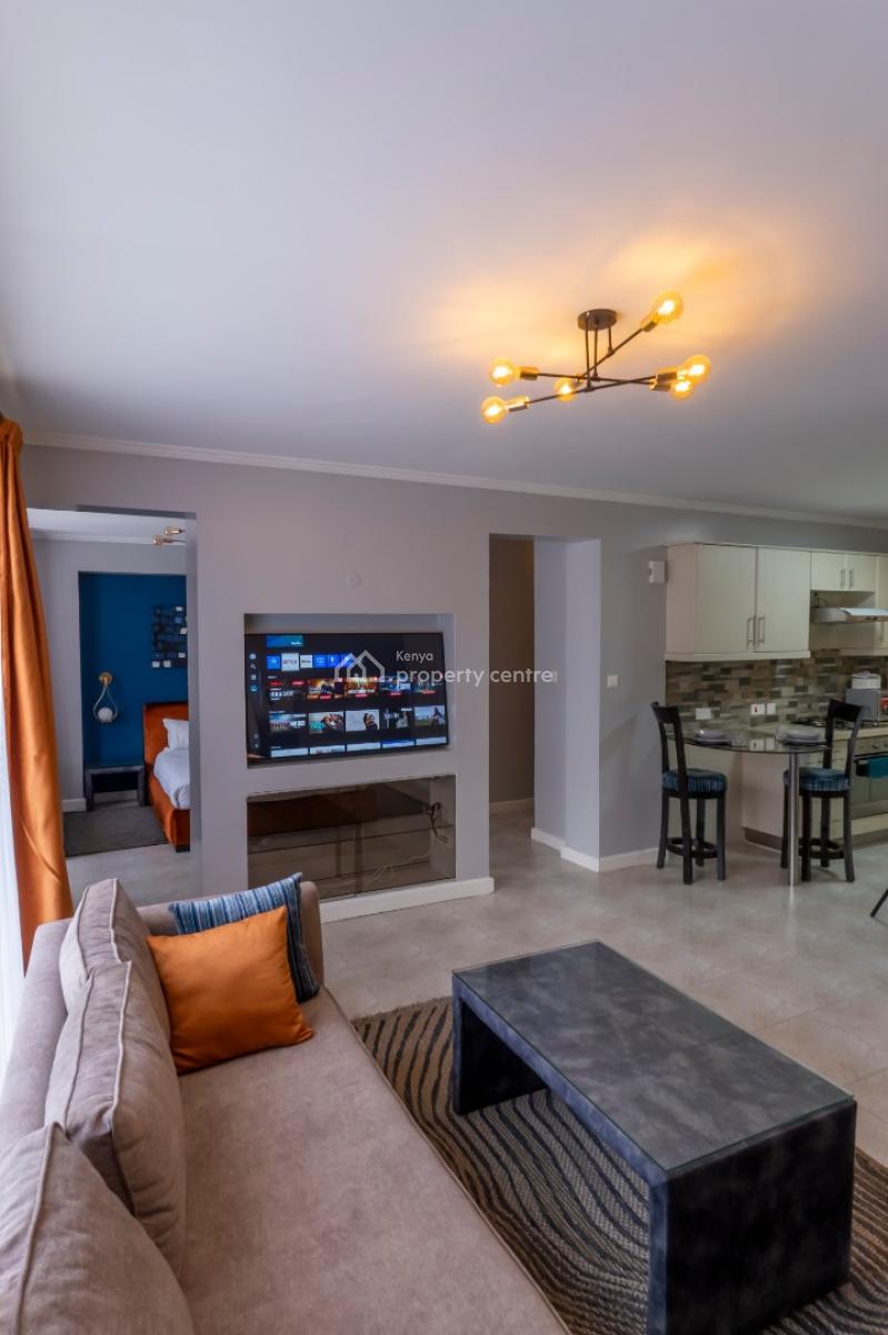 Modern and Stylish 1 Bedroom Furnished and Serviced Lavington., Lavington Estate/nairobi., Lavington, Nairobi, Apartment for Rent