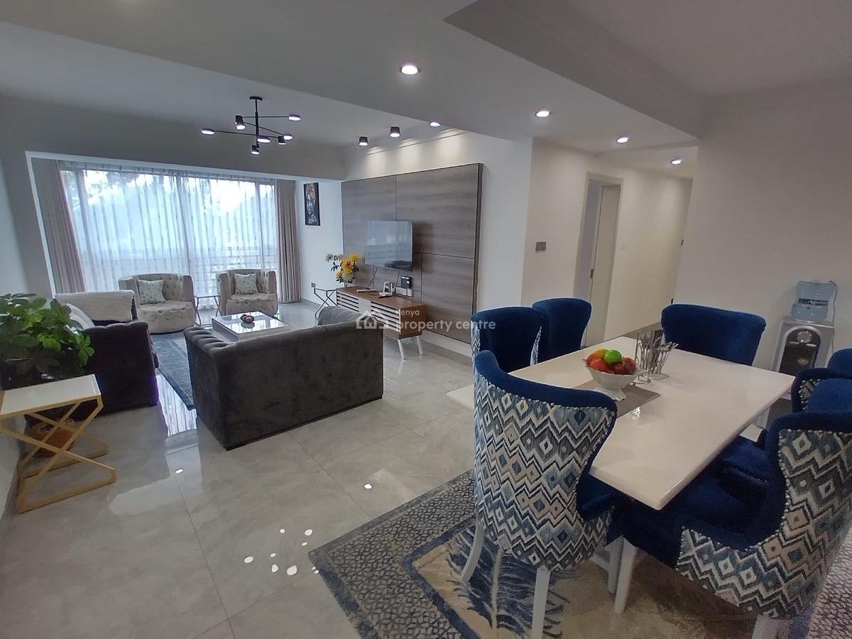 Fully Furnished and Serviced 3 Bedroom Apartment All Ensuite with Dsq, Kilimani, Nairobi, Apartment for Rent