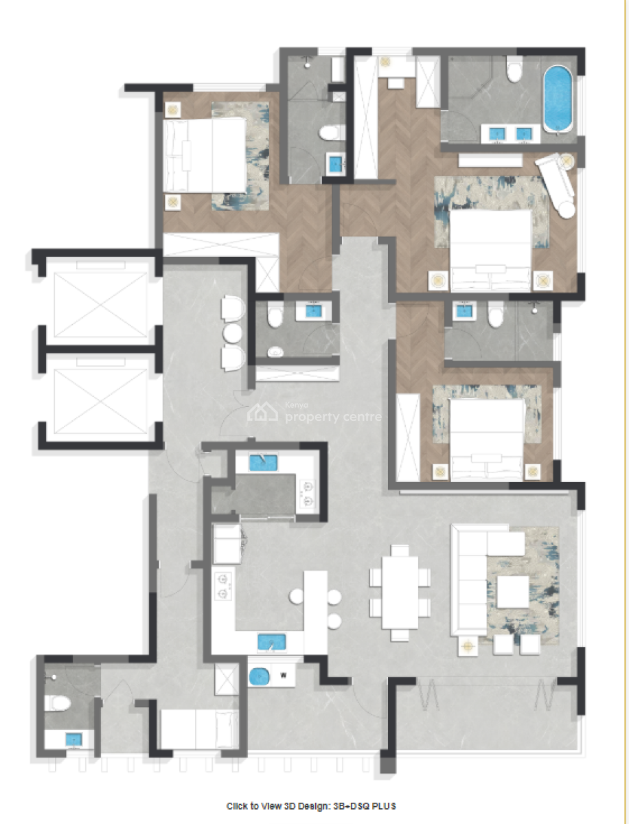 Ongoing Project-onlyou Elgeyo 3,4&5 Bedroom+dsq (showhouse Ready, Argwings Kodhek- Elgeyo Road, Kilimani, Nairobi, Apartment for Sale