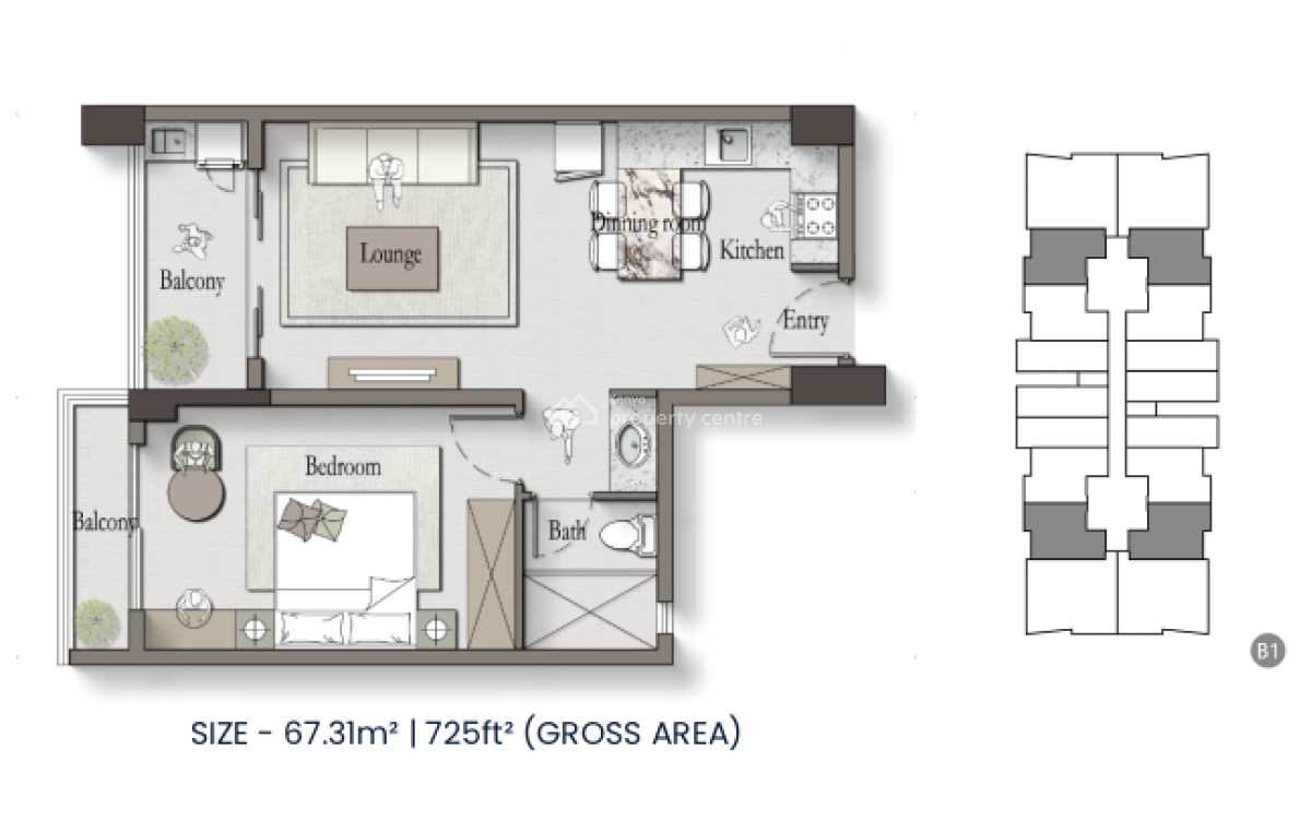 Morvara Serviced Apartments, Muthithi Rd, Westlands, Nairobi, Apartment for Sale