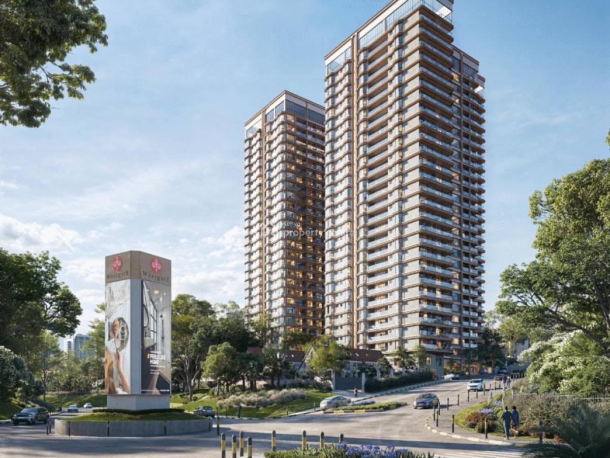 Luxury 1 and 2 Bedroom with Excellent Facilities, Peponi Road Near Westgate Mall, Westlands, Nairobi, Apartment for Sale