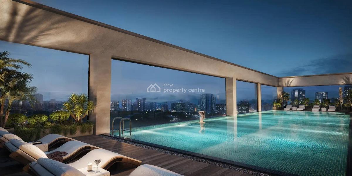 Luxury 1 and 2 Bedroom with Excellent Facilities, Peponi Road Near Westgate Mall, Westlands, Nairobi, Apartment for Sale