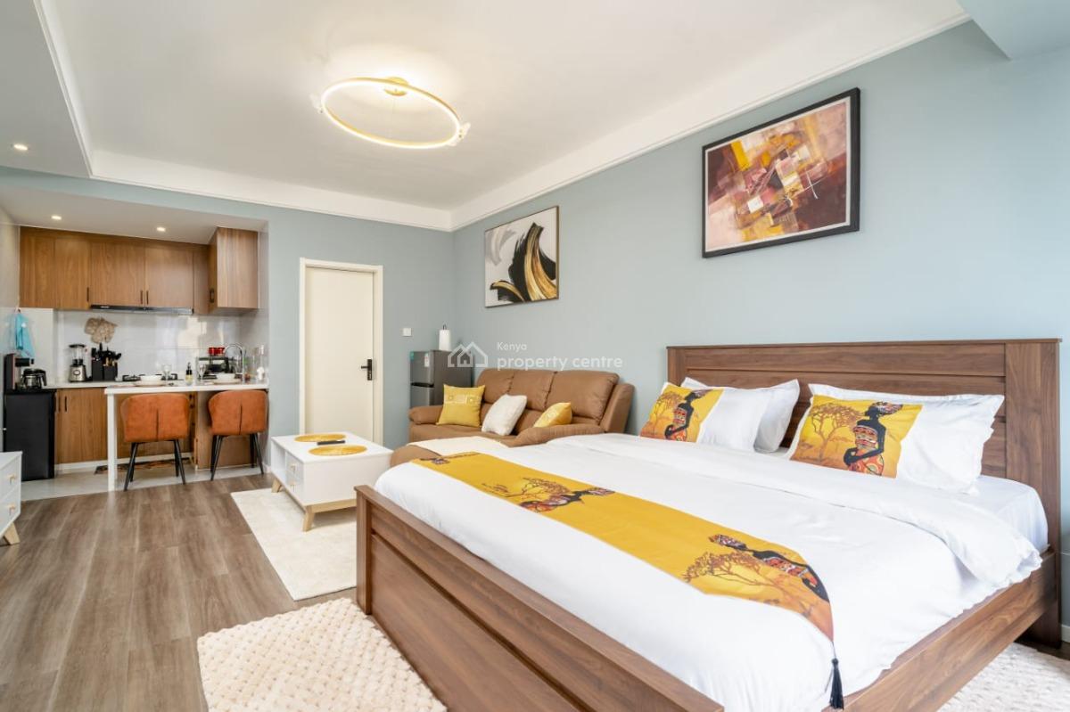 Modern Studio Furnished, Kilimani, Nairobi, Apartment for Rent