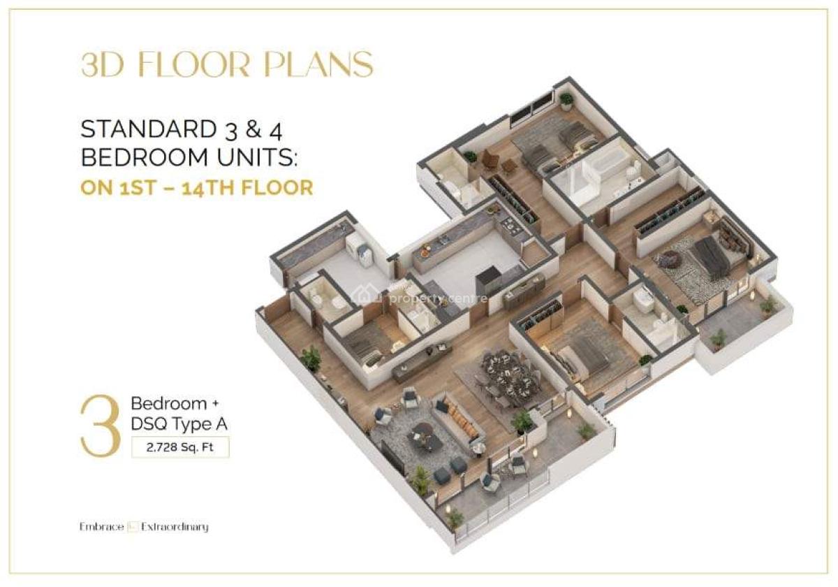 5 Bedroom Plus Dsq Simplex & Duplex Apartments, Kileleshwa, Kileleshwa, Nairobi, Apartment for Sale