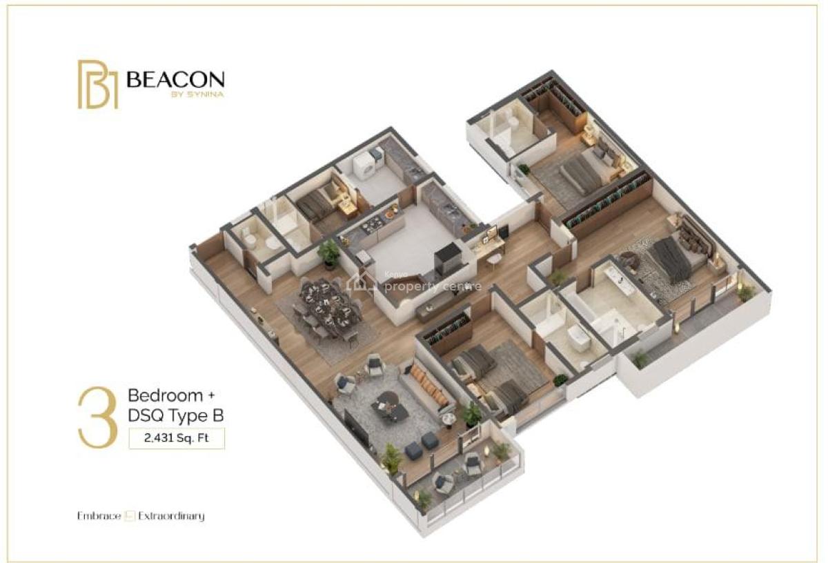 5 Bedroom Plus Dsq Simplex & Duplex Apartments, Kileleshwa, Kileleshwa, Nairobi, Apartment for Sale