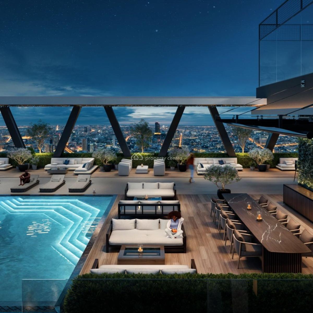 an Extraordinary Spacious 1 Bedroom, Brookside, Westlands, Nairobi, Apartment for Sale