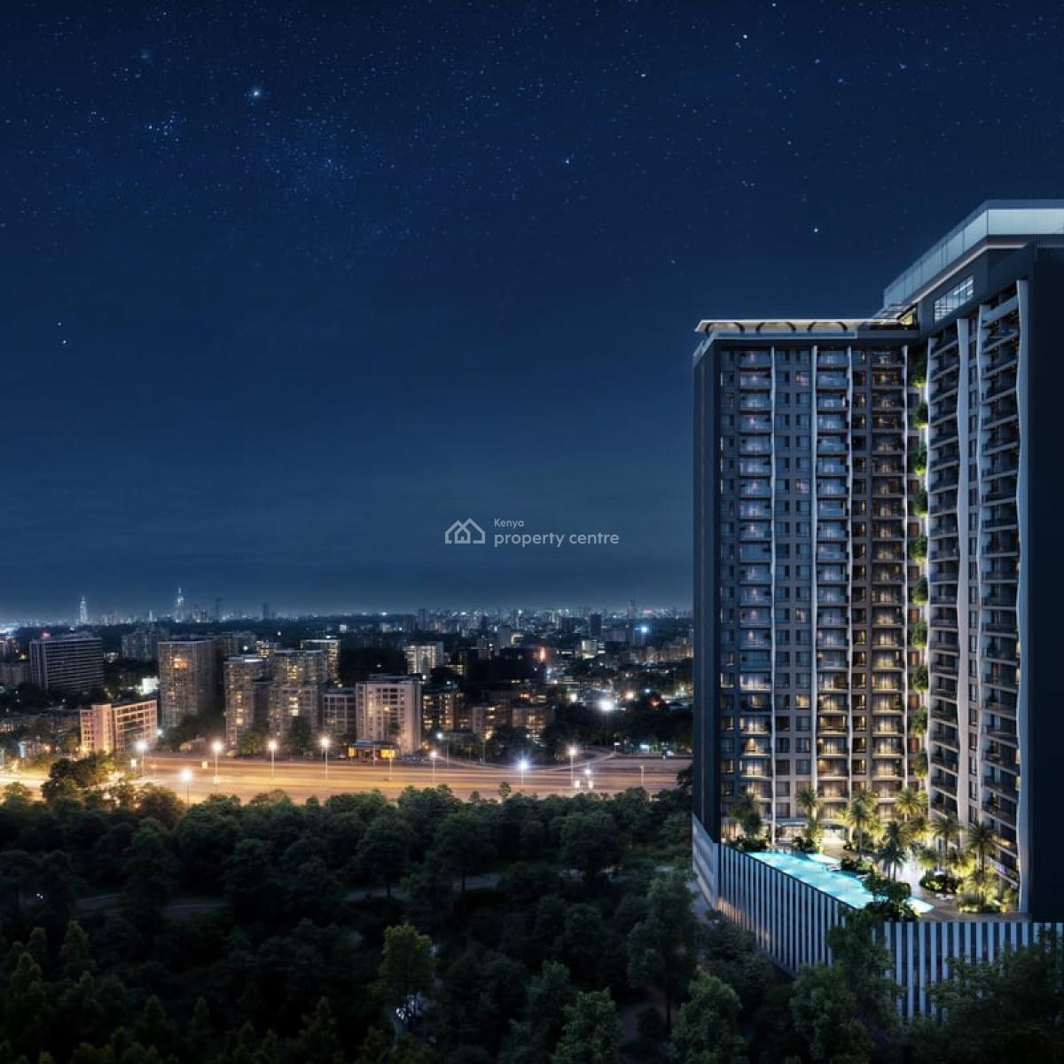 an Extraordinary Spacious 1 Bedroom, Brookside, Westlands, Nairobi, Apartment for Sale