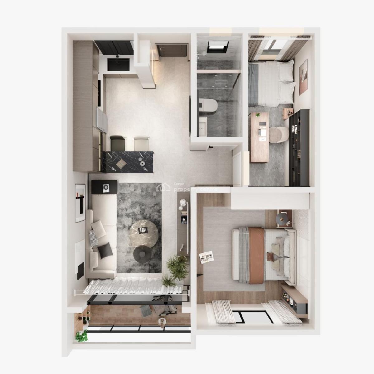 Modern Luxurious 1&2 Bedroom Apartments, Menelik Road, Off Ngong Road, Kilimani, Nairobi, Apartment for Sale