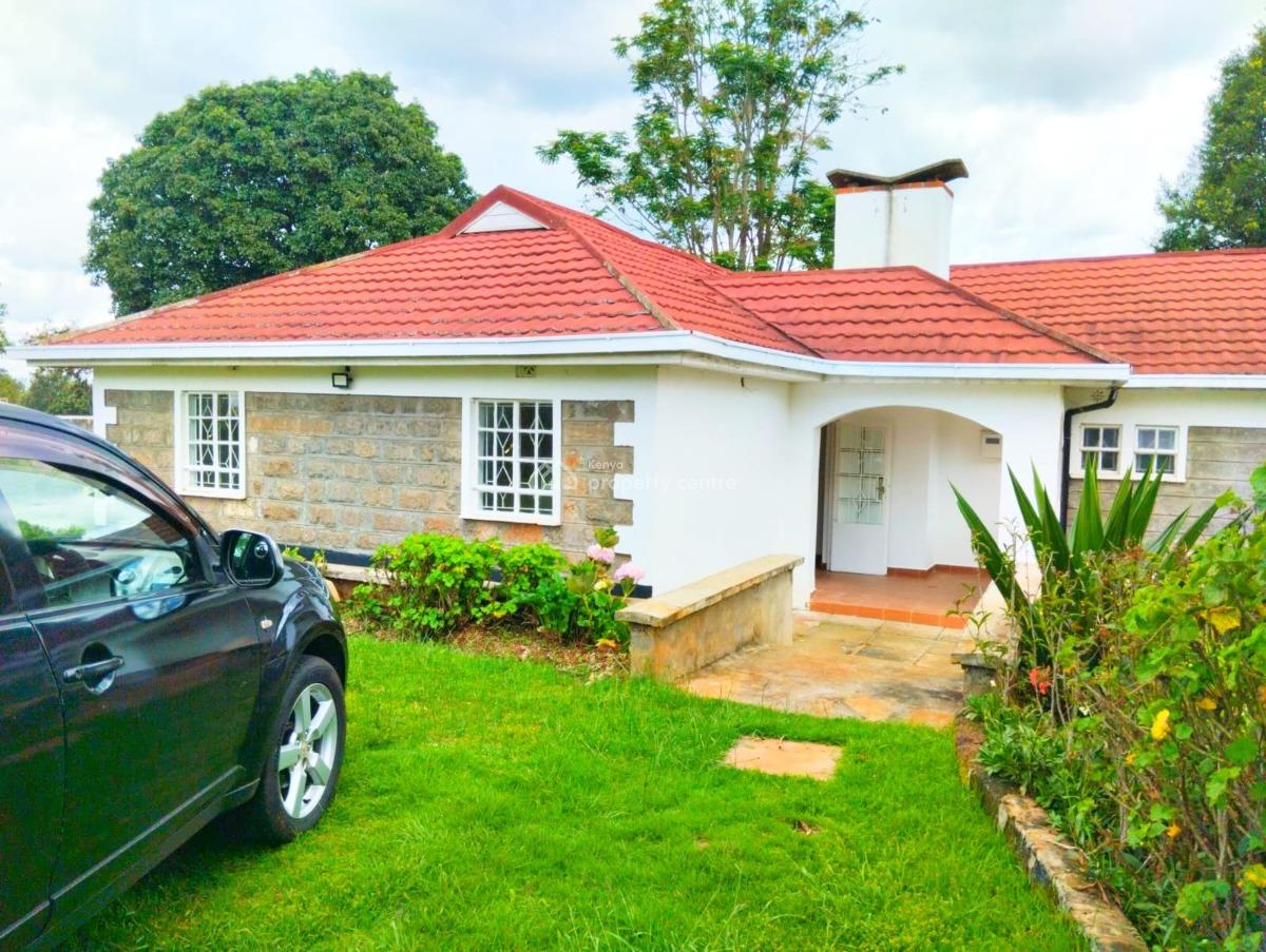 Spacious Four Bedroom Bungalow with Scenic Tea Farm Views, Redhill, Tigoni, Kiambu, Detached Bungalow for Rent