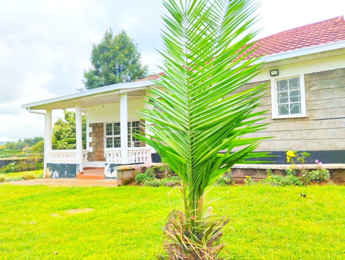Spacious Four Bedroom Bungalow with Scenic Tea Farm Views, Redhill, Tigoni, Kiambu, Detached Bungalow for Rent