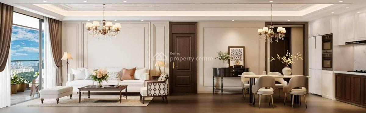 Three Bedroom Plus Dsq Apartments in Riverside, Riverside Drive, Westlands, Nairobi, Apartment for Sale