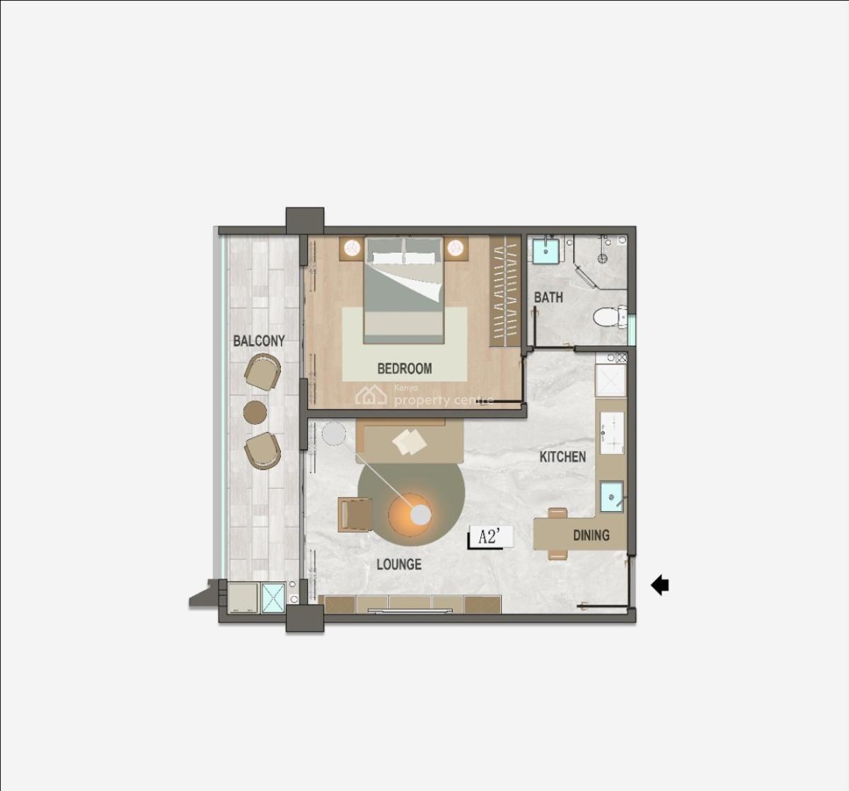 Luxury 1, 2 & 3 Bedroom Apartments with Exquisite Design, Riverside Drive, Westlands, Nairobi, Apartment for Sale