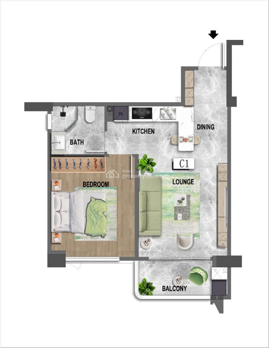 Luxury 1, 2 & 3 Bedroom Apartments with Exquisite Design, Riverside Drive, Westlands, Nairobi, Apartment for Sale