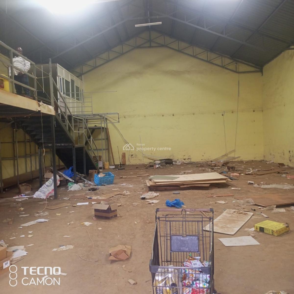 Godown 3000 Sq Ft Along The Northern Bypass Near Two Rivers Mall, Northern Bypass, Ruaka, Kiambu, Warehouse for Rent