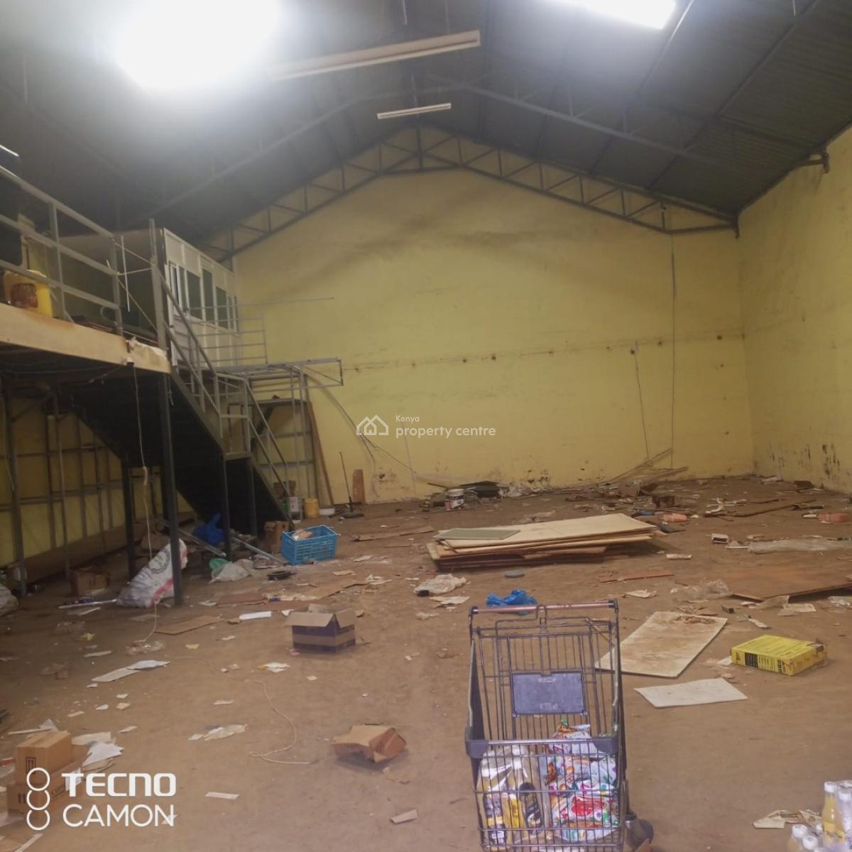 Godown 3000 Sq Ft Along The Northern Bypass Near Two Rivers Mall, Northern Bypass, Ruaka, Kiambu, Warehouse for Rent