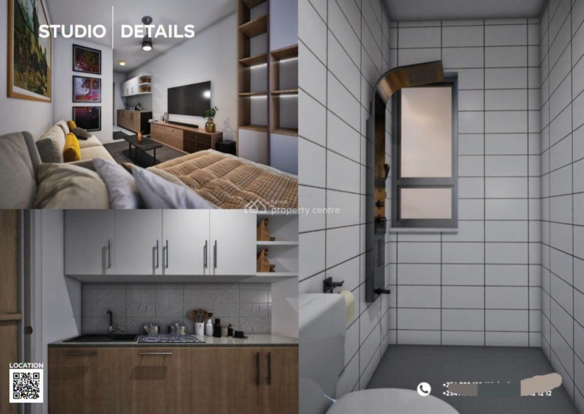 Modern Studio Apartment, Mtwapa, Mtwapa, Kilifi, Bedsitter (single Room) for Sale