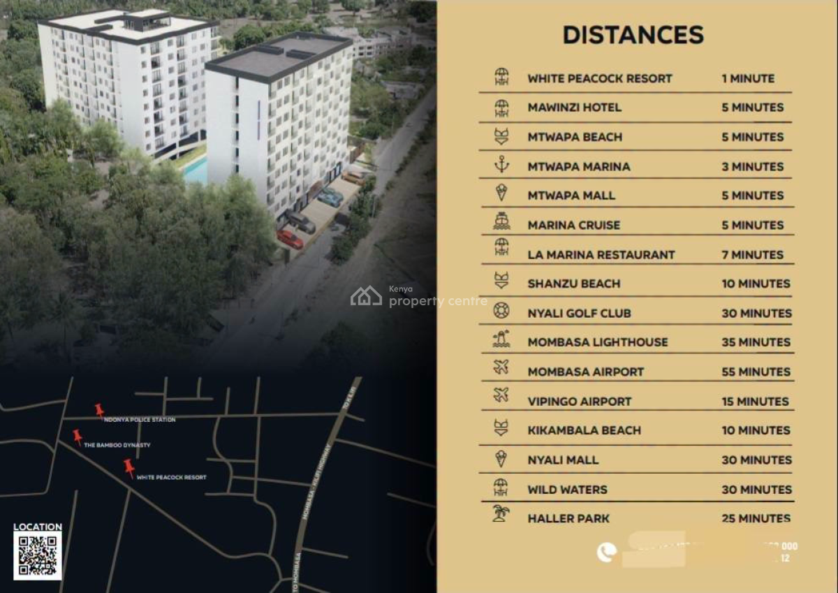 Modern Studio Apartment, Mtwapa, Mtwapa, Kilifi, Bedsitter (single Room) for Sale