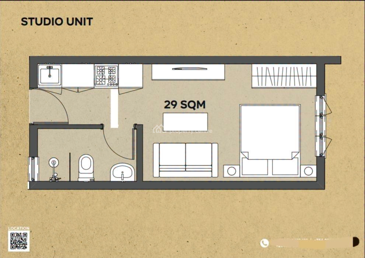 1 Bedroom, White Peacock Hotel, Mtwapa, Kilifi, Mini Flat for Sale